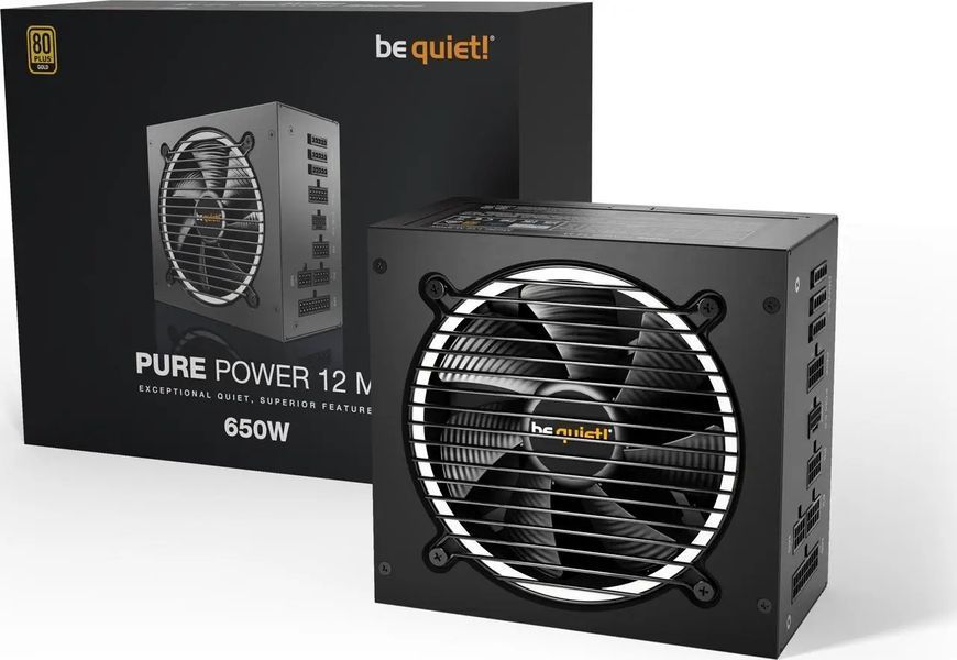 Блок питания be quiet! Pure Power 12 M 650W (BN342) 001158 фото