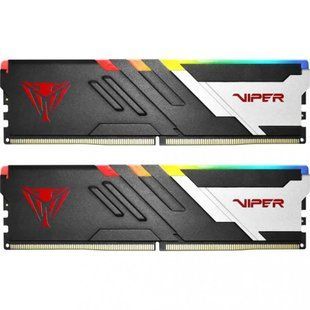 Пам'ять для настільних комп'ютерів PATRIOT 32 GB (2x16GB) DDR5 5600 MHz Venom RGB (PVVR532G560C36K) 033877 фото