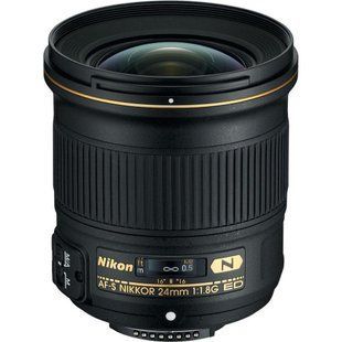 Стандартний об'єктив Nikon AF-S Nikkor 24mm f/1,8G ED (JAA139DA) 043424 фото