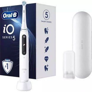 Електрична зубна щітка Oral-B iO Series 5 iOG5.1A6.1DK Quite White 012794 фото