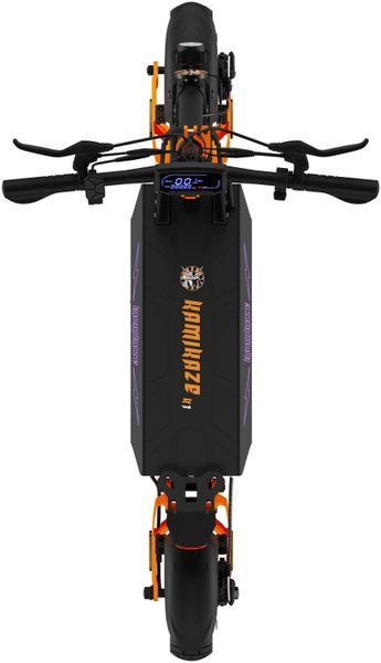 Електросамокат KAMIKAZE K1 60км 1000W 10" Чорний 2084545 фото