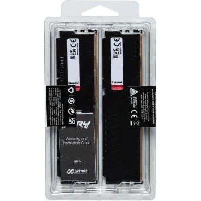 Память для настольных компьютеров Kingston FURY 64GB (2x32GB) DDR5 5200MHz Beast Black EXPO (KF552C36BBEK2-64) 033827 фото