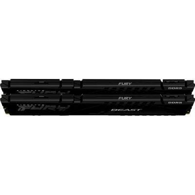 Память для настольных компьютеров Kingston FURY 64GB (2x32GB) DDR5 5200MHz Beast Black EXPO (KF552C36BBEK2-64) 033827 фото