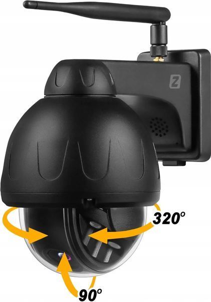 IP-камера відеоспостереження Zintronic IKPW540V1-B 600620 фото