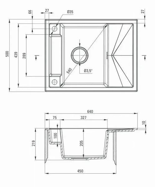 Кухонна мийка Deante Magnetic ZRM_N11A 572803 фото
