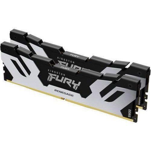 Пам'ять для настільних комп'ютерів Kingston FURY 32 GB (2x16GB) DDR5 7200 MHz Renegade Silver/Black (KF572C38RSK2-32) 033777 фото