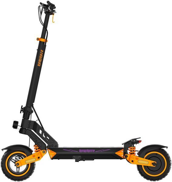 Електросамокат KAMIKAZE K1 60км 1000W 10" Чорний 2084545 фото