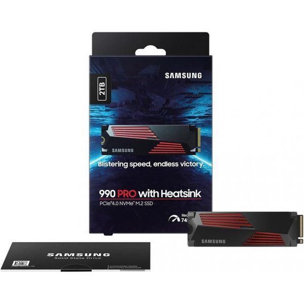 SSD накопичувач Samsung 990 PRO Heatsink 2TB (MZ-V9P2T0GW) 001994 фото