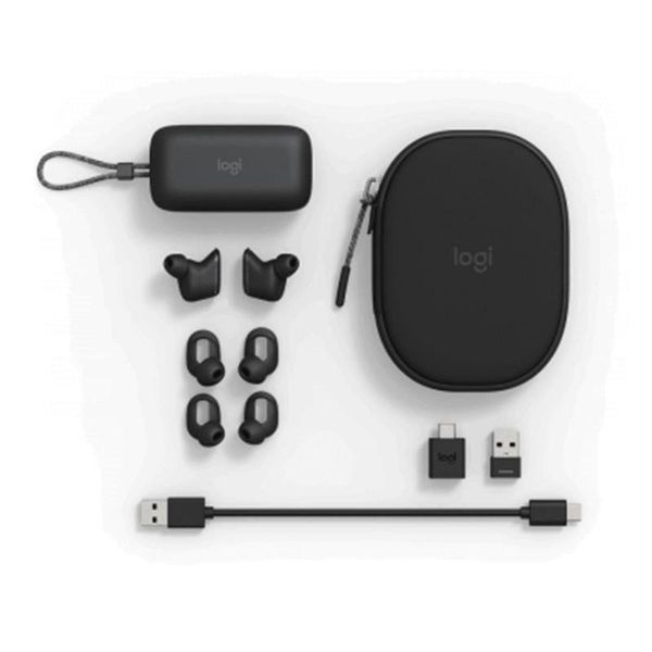 Наушники TWS Logitech Zone True Wireless Graphite (985-001082) 029276 фото