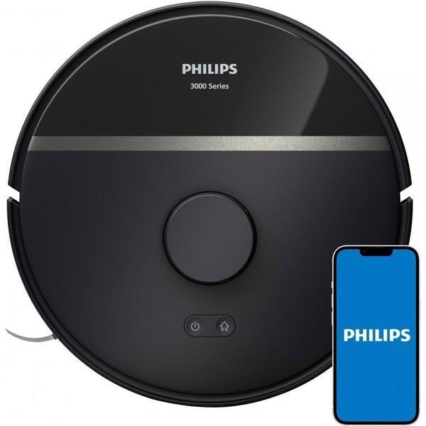 Робот-пилосос з вологим прибиранням Philips HomeRun 3000 Series Aqua XU3000/01 036637 фото