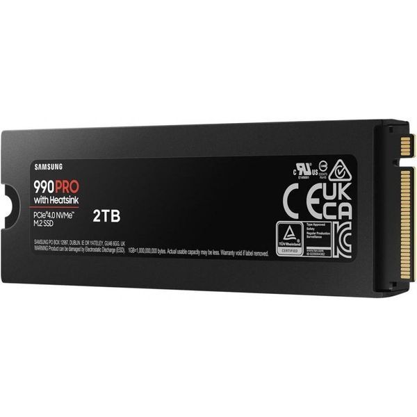 SSD накопичувач Samsung 990 PRO Heatsink 2TB (MZ-V9P2T0GW) 001994 фото