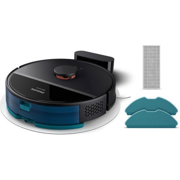 Робот-пилосос з вологим прибиранням Philips HomeRun 3000 Series Aqua XU3000/01 036637 фото