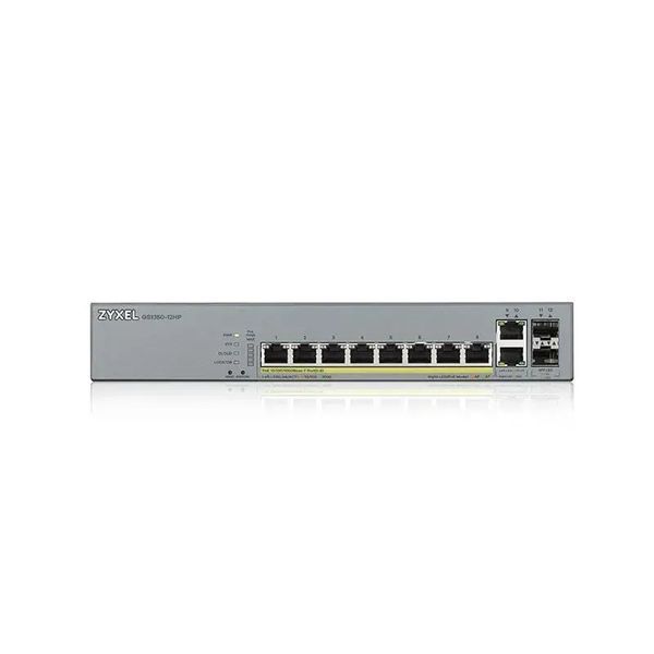 Комутатор Smart 2-го рівня ZyXEL GS1350-12HP 504483ua фото