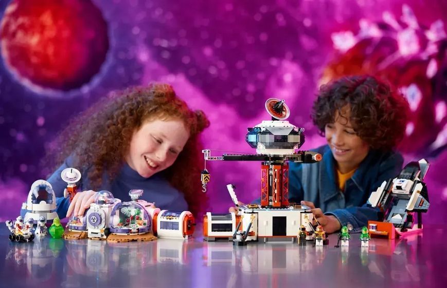 Блоковий конструктор LEGO City Космічна база й стартовий майданчик для ракети (60434) 613401 фото