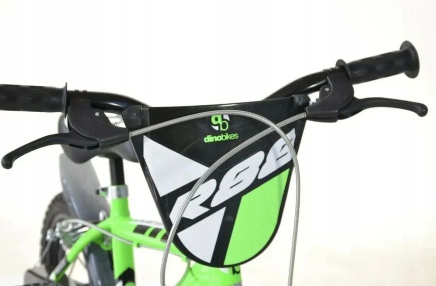 Дитячий двоколісний велосипед Kubisport Dino 12 Green 591300 фото