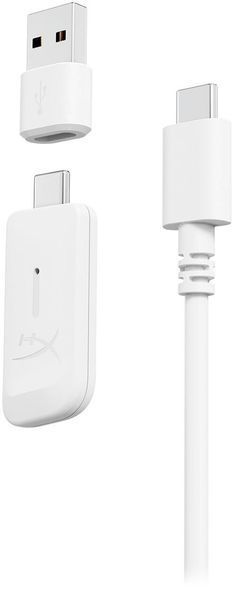 Навушники HYPERX Cloud III S Wireless, повнорозмірні, об'ємний звук, білі 2143036 фото