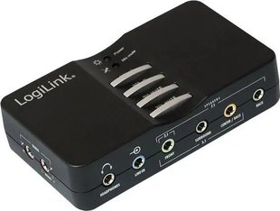 Звукова карта зовнішня LogiLink USB Sound Box 7.1 (UA0099) 332825 фото