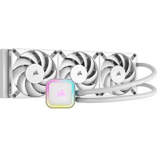 Водяне охолодження Corsair iCUE H150i RGB ELITE CW-9060079-WW White (CW-9060079-WW) 014112 фото