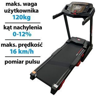 Беговая дорожка электрическая ENERO FIT Platinium V200 1839W 16km/h 149136 фото