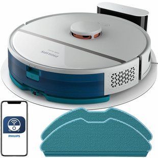 Робот-пылесос с влажной уборкой Philips HomeRun 3000 Series Aqua XU3000/02 036638 фото