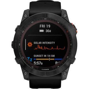 Смарт-годинник Garmin Fenix 7X Solar Slate Gray with Black Band (010-02541-00/01/0A) 035064 фото