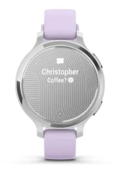 Смарт-часы Garmin Lily 2 Active Silver with Purple Jasmine Silicone Band (010-02891-01) 613083 фото