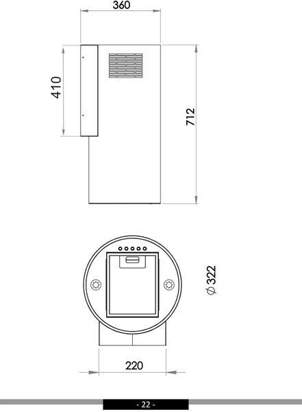 Вытяжка декоративная Amica OKC3245BO 572268 фото