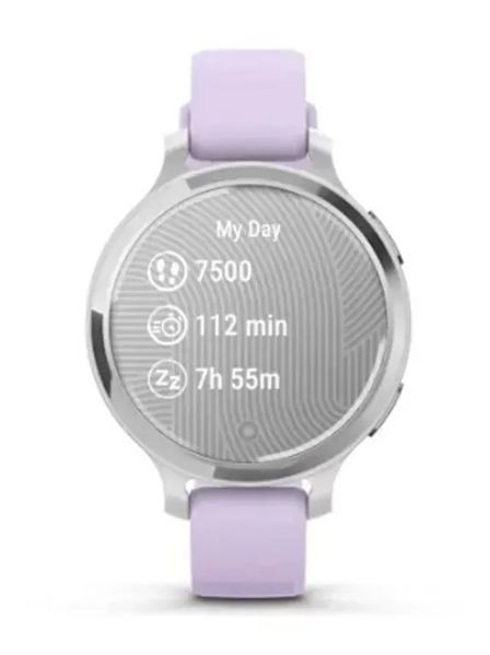 Смарт-часы Garmin Lily 2 Active Silver with Purple Jasmine Silicone Band (010-02891-01) 613083 фото
