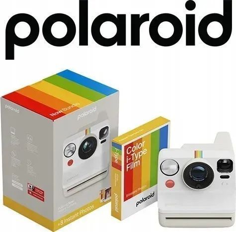 Фотокамера миттєвого друку Polaroid Now Gen 3 Pebble White (009155) 599542 фото