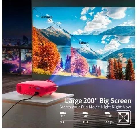 Мультимедійний проектор Crenova XPE500 Red 607931 фото