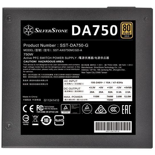 Блок живлення Silverstone DA750 Gold (SST-DA750-G) 008848 фото