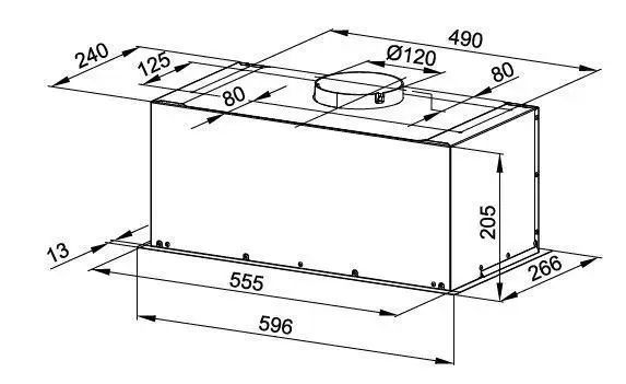 Витяжка похила MPM Product 60-OW-01N 010579 фото