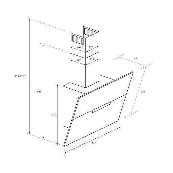 Вытяжка наклонная Haier HADG6DS2XWIFI 011089 фото