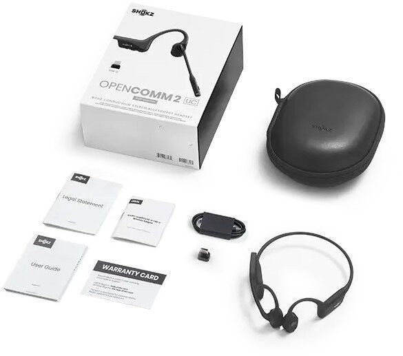 Наушники костные SHOKZ OpenComm2 UC Черный 2082015 фото