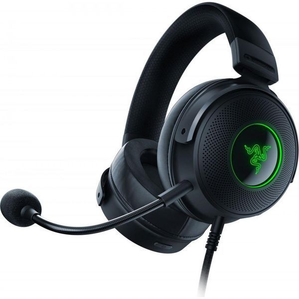 Навушники з мікрофоном Razer Kraken V3 HyperSense Black (RZ04-03770100-R3M1) 029805 фото