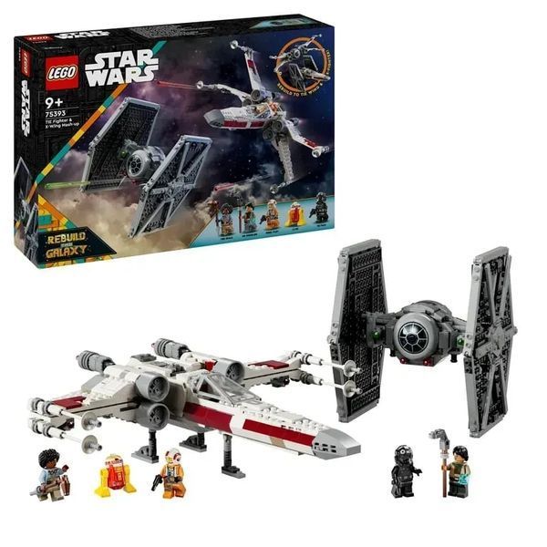 Блочный конструктор LEGO Star Wars Сборный пакет &laquo;Истребитель TIE и Корабль X-Wing&raquo; (75393) 613368 фото