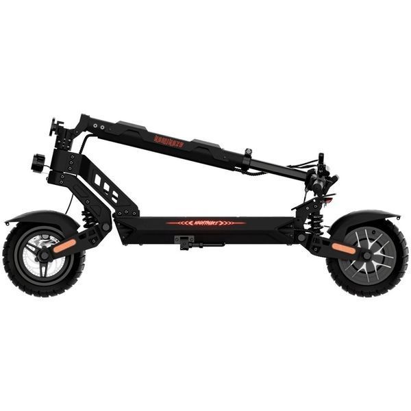 Электросамокат KAMIKAZE K1 Plus Nightmare 80 км 1000 Вт Гидравлические тормоза 10" Черно-красный 2153713 фото
