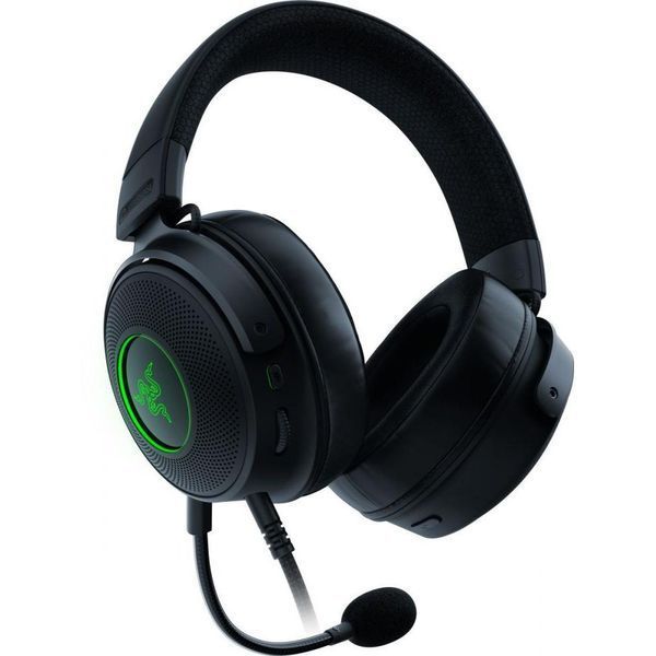 Навушники з мікрофоном Razer Kraken V3 HyperSense Black (RZ04-03770100-R3M1) 029805 фото