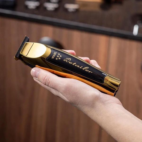 Триммер для бороды и усов Wahl Detailer Wide Cordless Li Black&Gold 08171-716 042461 фото