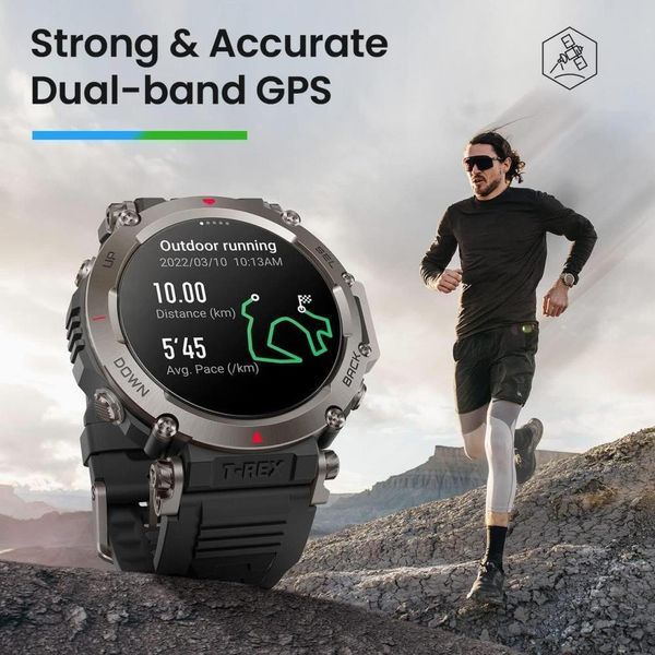 Смарт-часы Amazfit T-Rex Ultra Abyss Black 035014 фото