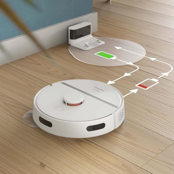 Робот-пилосос з вологим прибиранням Philips HomeRun 3000 Series Aqua XU3000/02 036638 фото