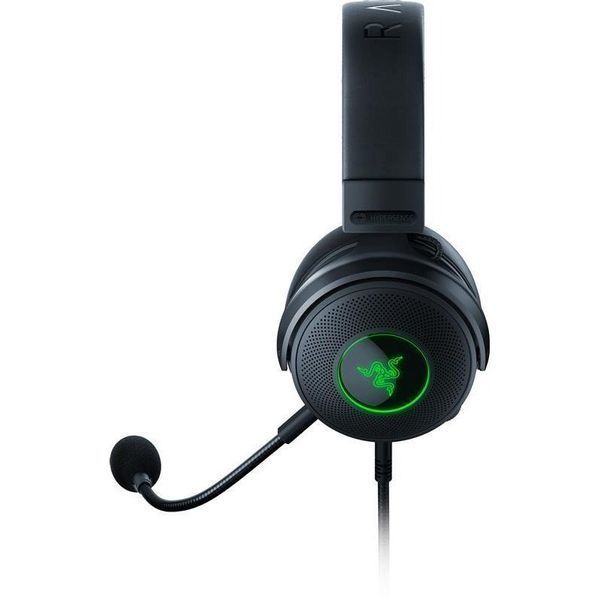 Навушники з мікрофоном Razer Kraken V3 HyperSense Black (RZ04-03770100-R3M1) 029805 фото