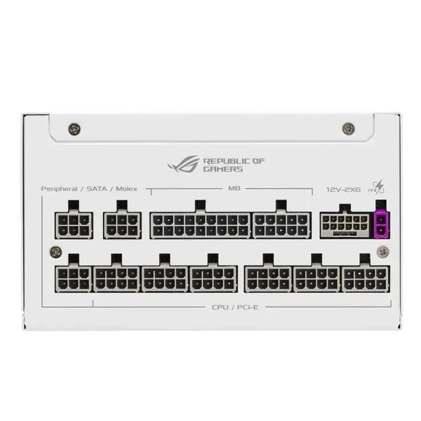 Блок живлення Asus ROG Strix 1000W Platinum White Edition (90YE00W4-B0NA00) 577303ua фото