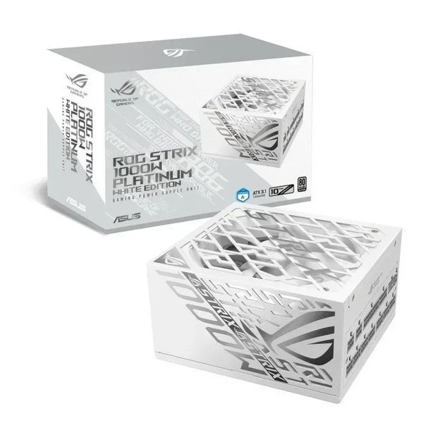 Блок живлення Asus ROG Strix 1000W Platinum White Edition (90YE00W4-B0NA00) 577303ua фото