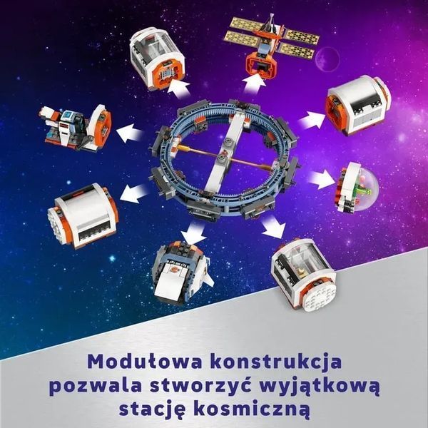 Блоковий конструктор LEGO City Модульна космічна станція (60433) 613378 фото