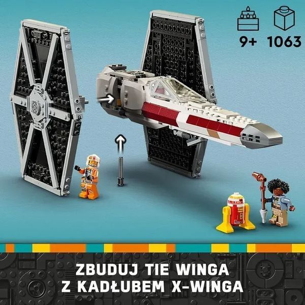 Блочный конструктор LEGO Star Wars Сборный пакет &laquo;Истребитель TIE и Корабль X-Wing&raquo; (75393) 613368 фото