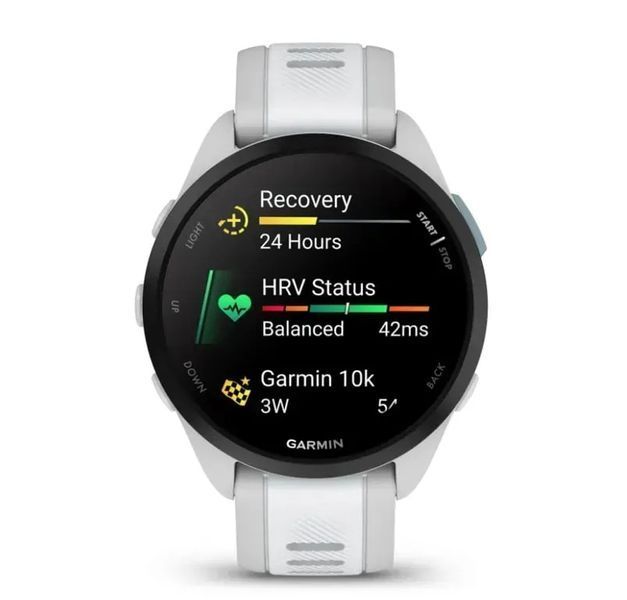 Смарт-годинник Garmin Forerunner 165 Mist Gray/Whitestone (010-02863-21/A1/AD) 613064 фото