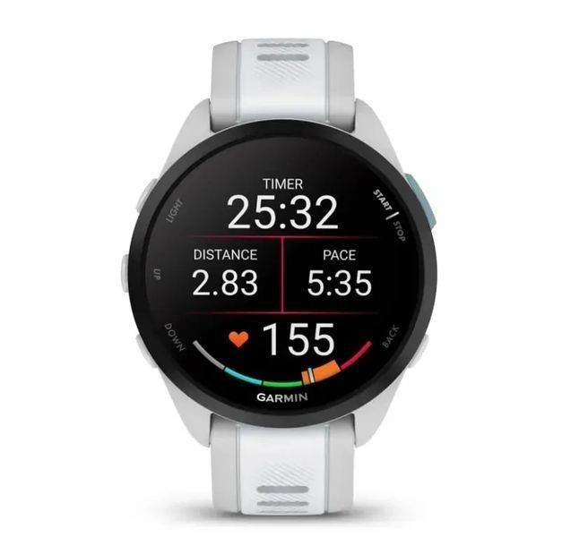 Смарт-годинник Garmin Forerunner 165 Mist Gray/Whitestone (010-02863-21/A1/AD) 613064 фото