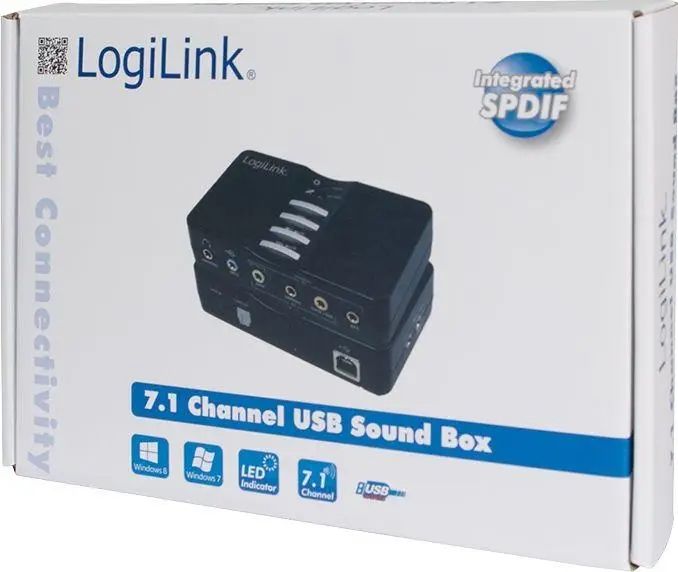 Звуковая карта внешняя LogiLink USB Sound Box 7.1 (UA0099) 332825 фото