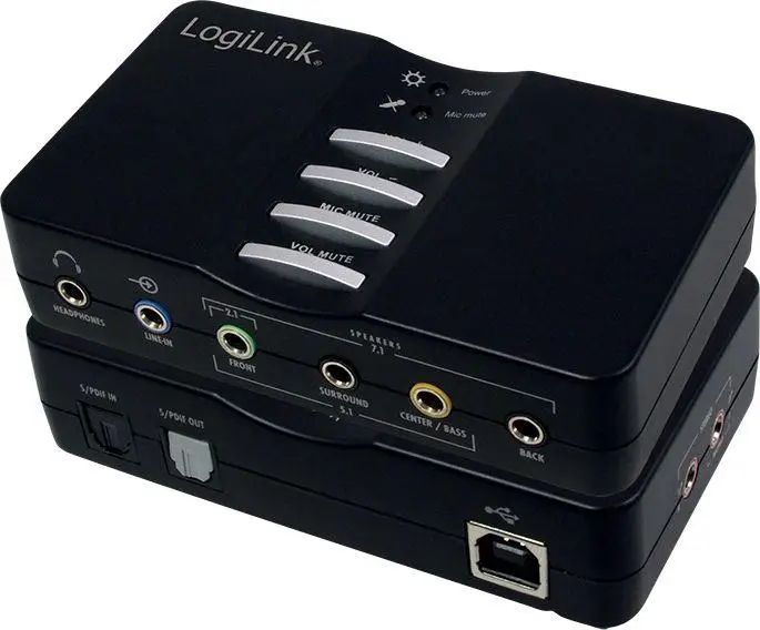 Звукова карта зовнішня LogiLink USB Sound Box 7.1 (UA0099) 332825 фото